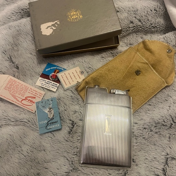 Vintage 1951 Evans Combination case and light-er the 20 pack - Picture 2 of 12